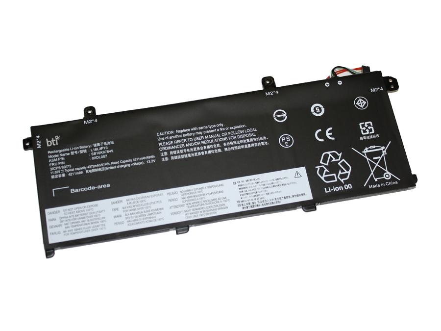 Batterie interne BTI L18L3P73-BTI-Cell 11,55 V Li-Ion pour Lenovo Tp