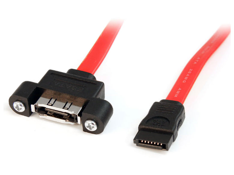 1 Ft Esata Panel Mount Cable F/M