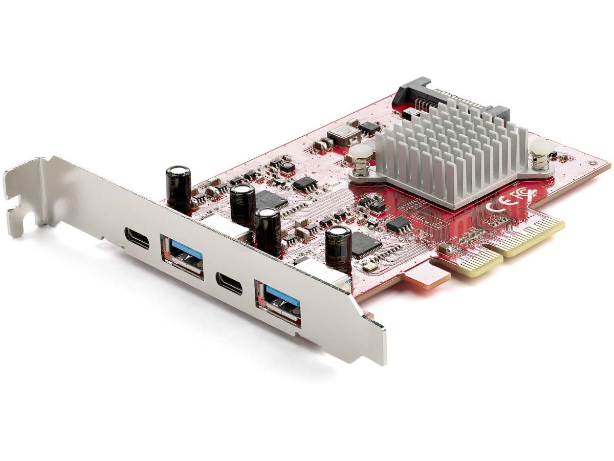 Tarjeta de expansión USB PCIe de 4 puertos Startech.Com, 10 Gbps, PCI Express