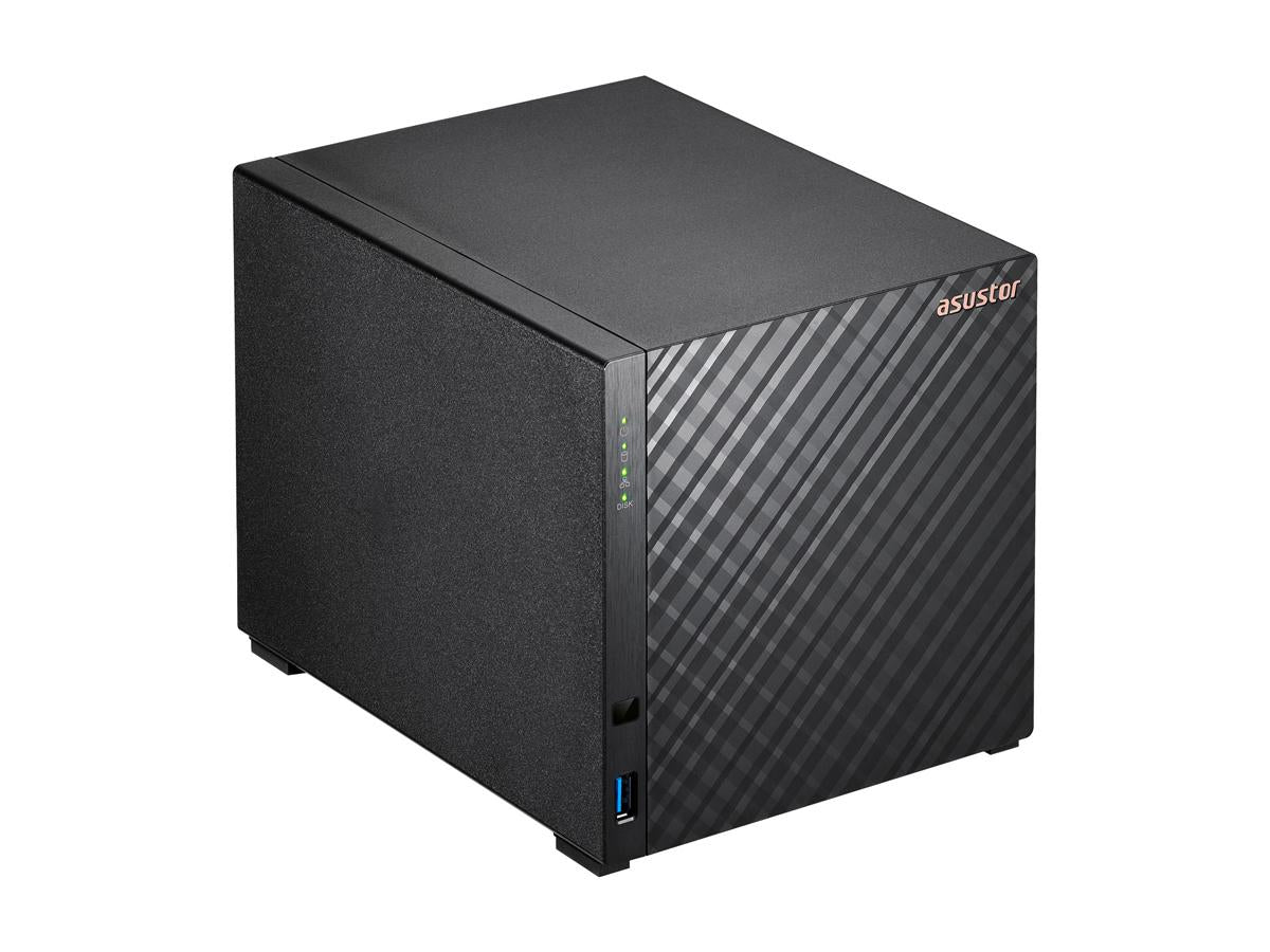 Asustor NAS 4 baies Realtek Rtd1296 Quad-Core 1,4 GHz 1 Go 2,5 Gbex1 US