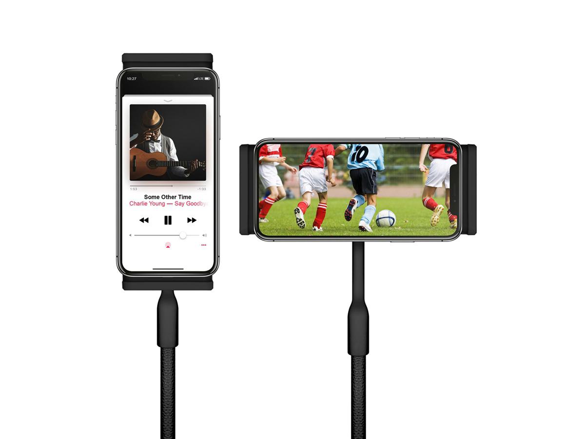 Support flexible Aluratek Univ Smrtphn & Tbl - Noir