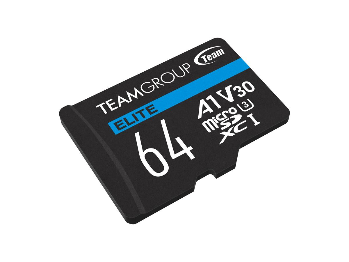 Unidad de almacenamiento portátil Team Elite Usdxc de 64 GB UHS-I U3 V30 A1 con adaptador