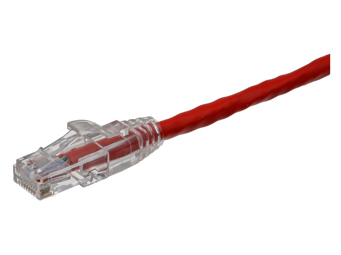 Cable de conexión Axiom Cat6 UTP de 3,6 m, 550 MHz, con funda moldeada antienganches (rojo)