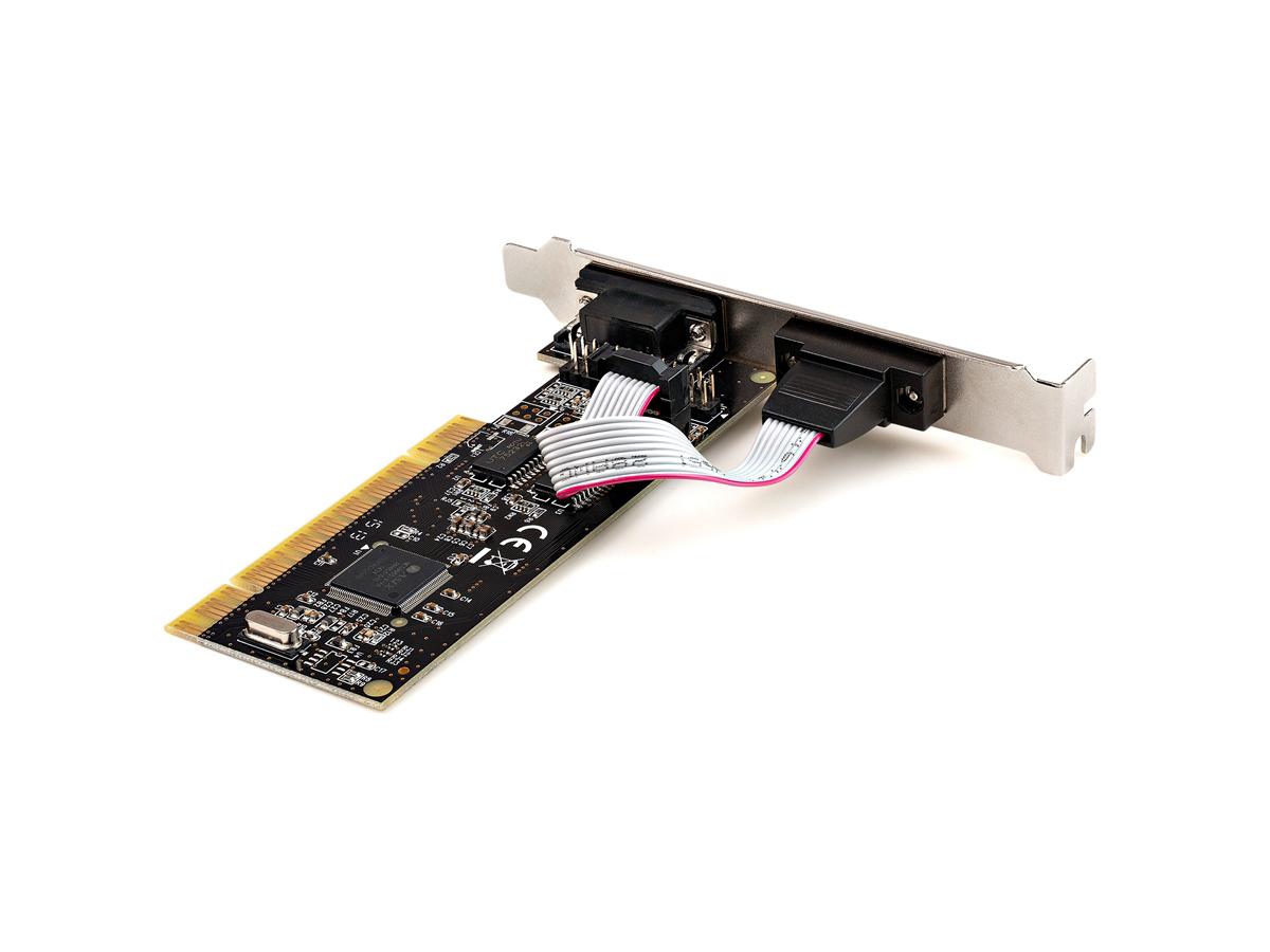 Tarjeta combinada PCI serie-paralelo Startech.Com con doble puerto serie RS232
