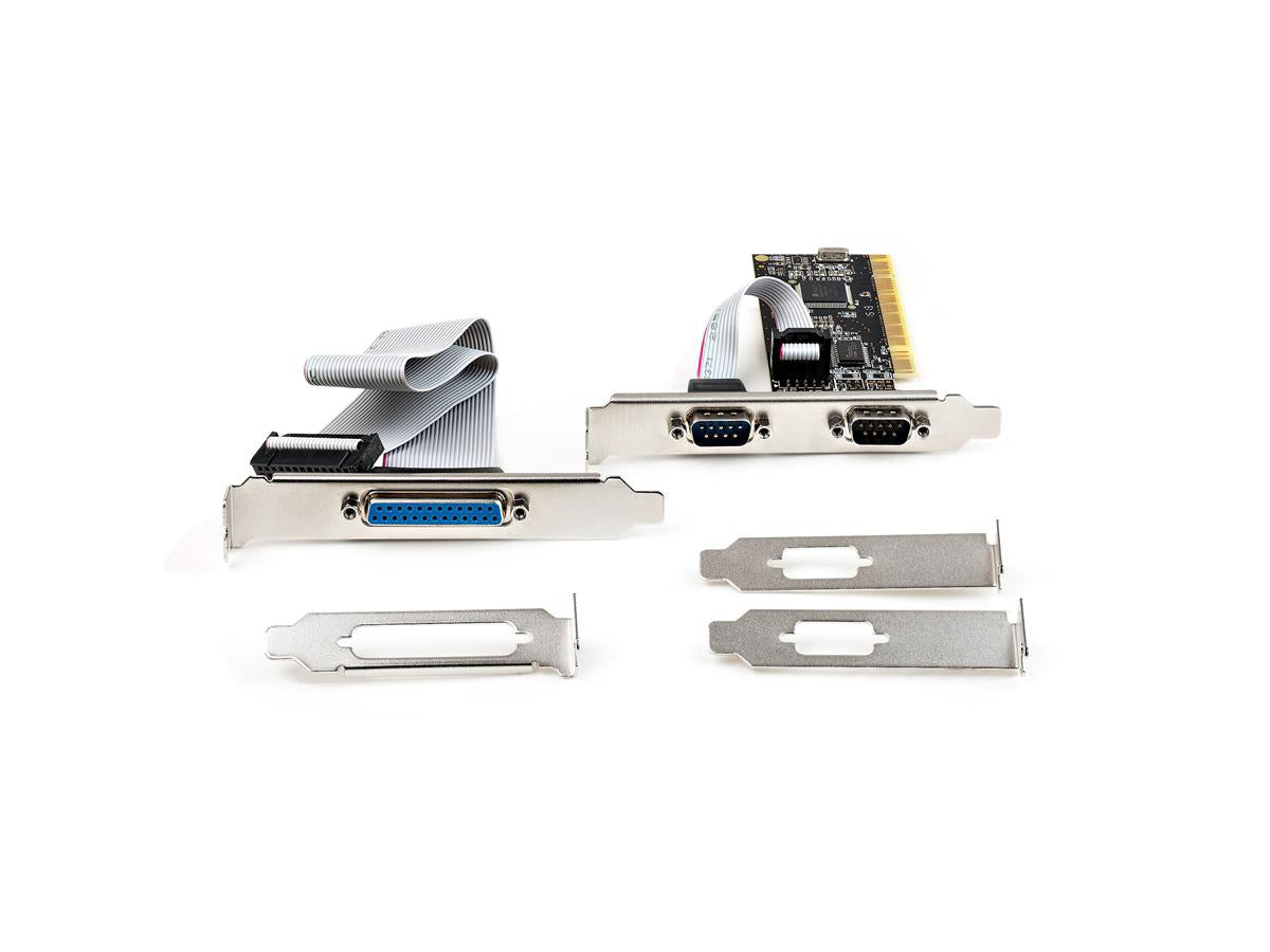 Tarjeta combinada PCI serie-paralelo Startech.Com con doble puerto serie RS232
