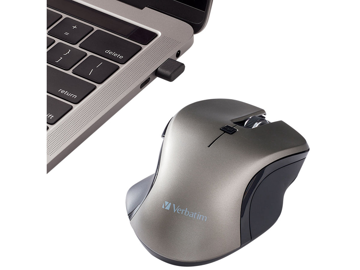 Usb-C Wireless Blu Led Mouse Graphite