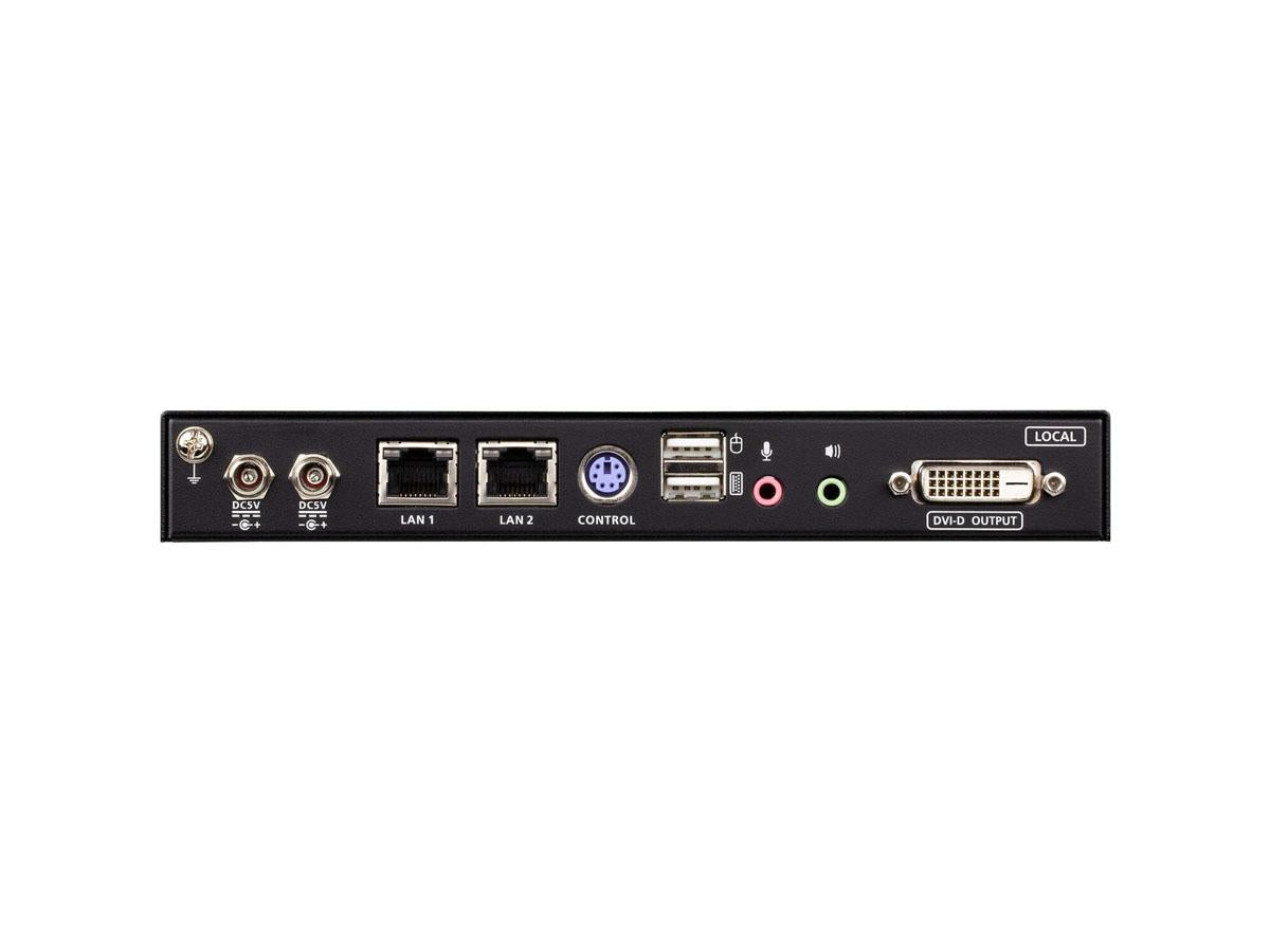 Unidad KVM sobre IP DVI de puerto único