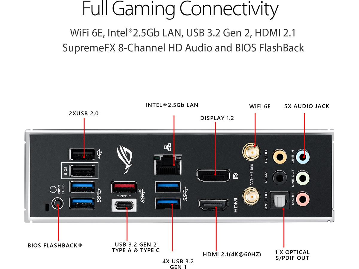Asusrog Strix B550-F Gaming Wifi Ii Amd Ryzen 5000 Series/ 5000 G-