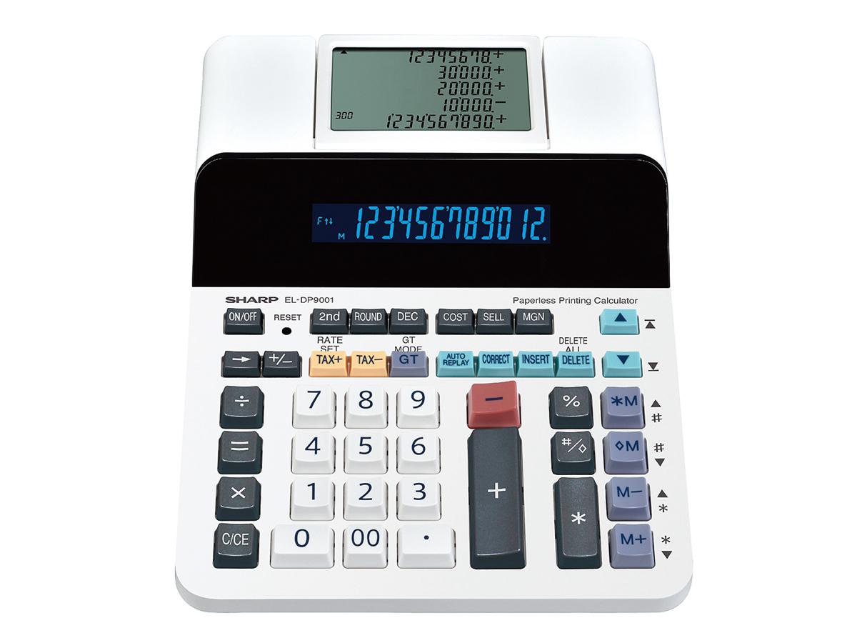 Sharp Eldp9001 Paperless Printing Calculator