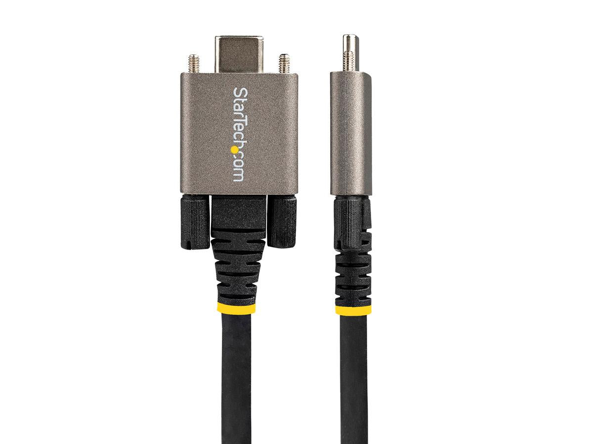Cable USB-C Startech.Com de 20" y 50 cm con bloqueo lateral de tornillos, 10 Gbps
