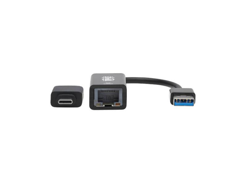 Cable de red Ethernet Gigabit USB-C, USB-A a RJ45 de la serie Eaton Tripp Lite