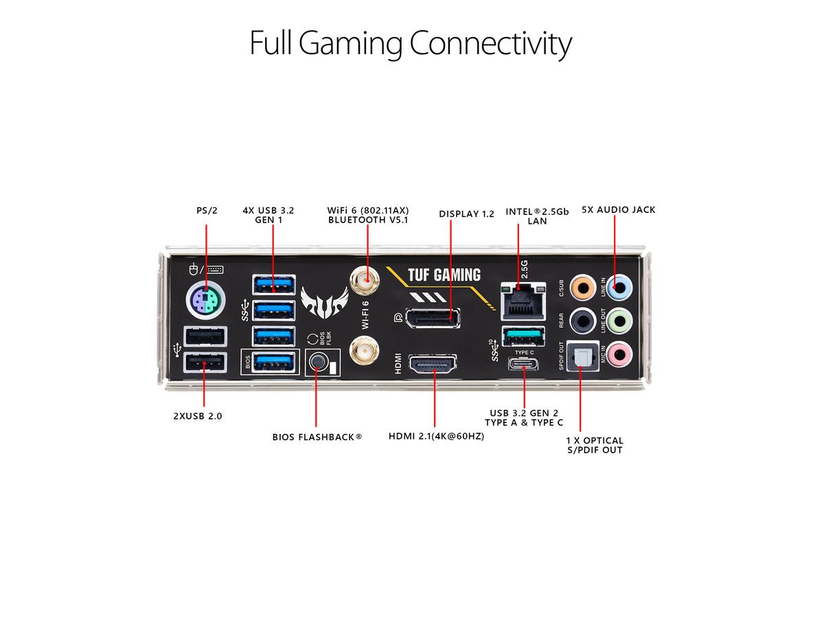 Asustuf Gaming B550-Plus Wifi Ii Amd Ryzen 5000 Series/ 5000 G-Ser