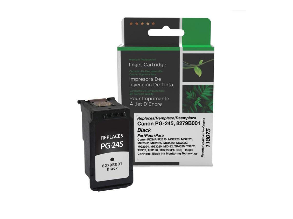 Cartouche d'encre noire reconditionnée de remplacement pour Clover Imaging