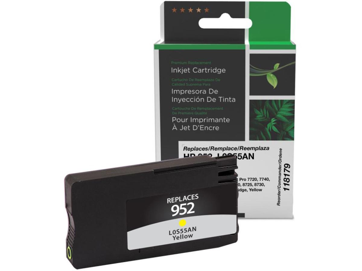 Cartouche d'encre jaune reconditionnée de remplacement Clover Imaging pour