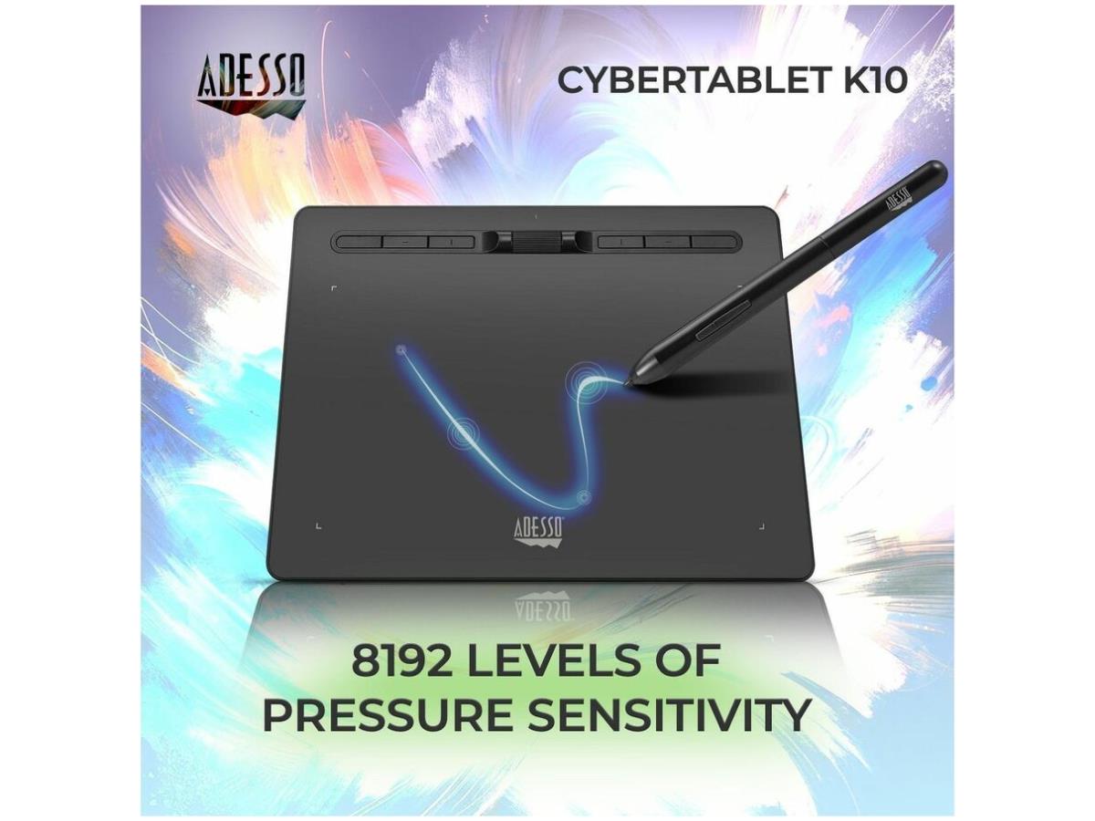 Adesso 10 X 6 Wide Screen Graphic Tablet