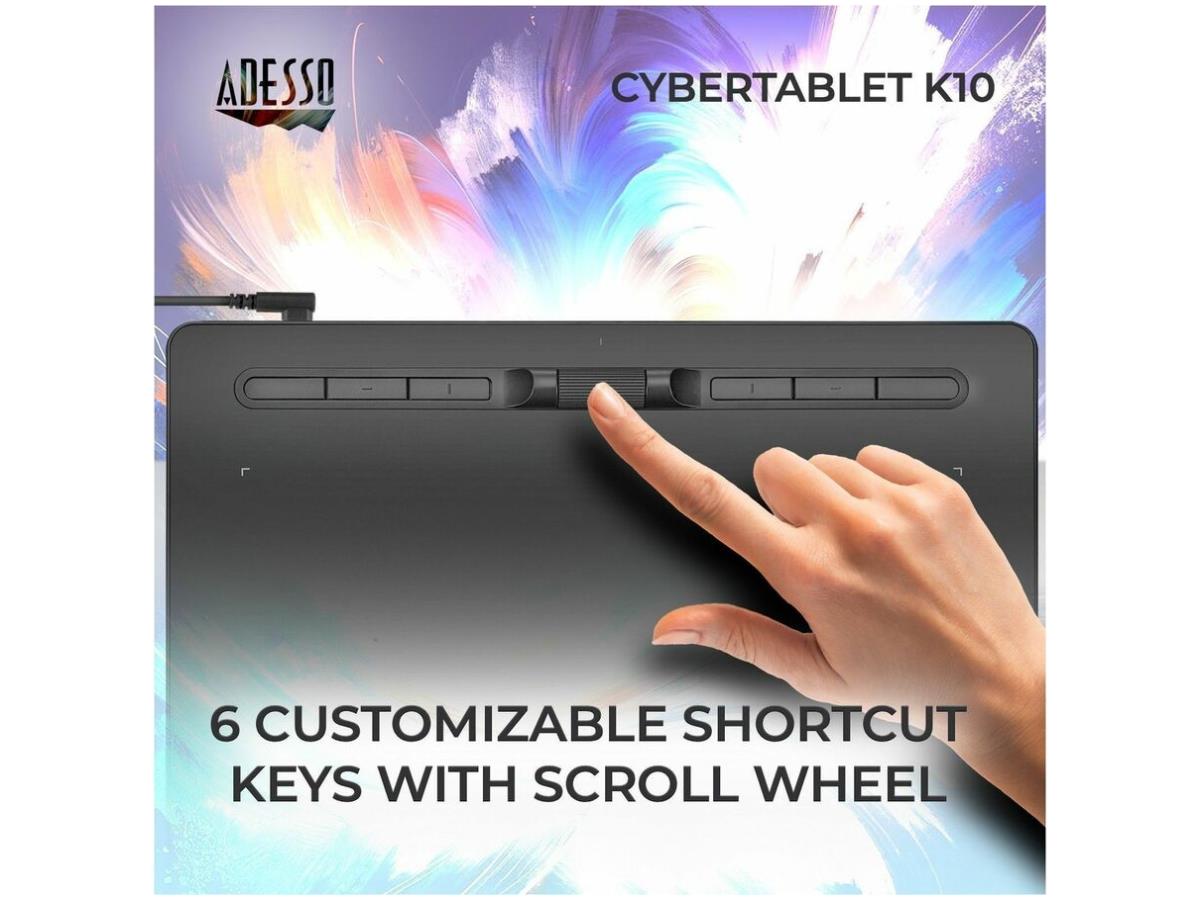 Adesso 10 X 6 Wide Screen Graphic Tablet