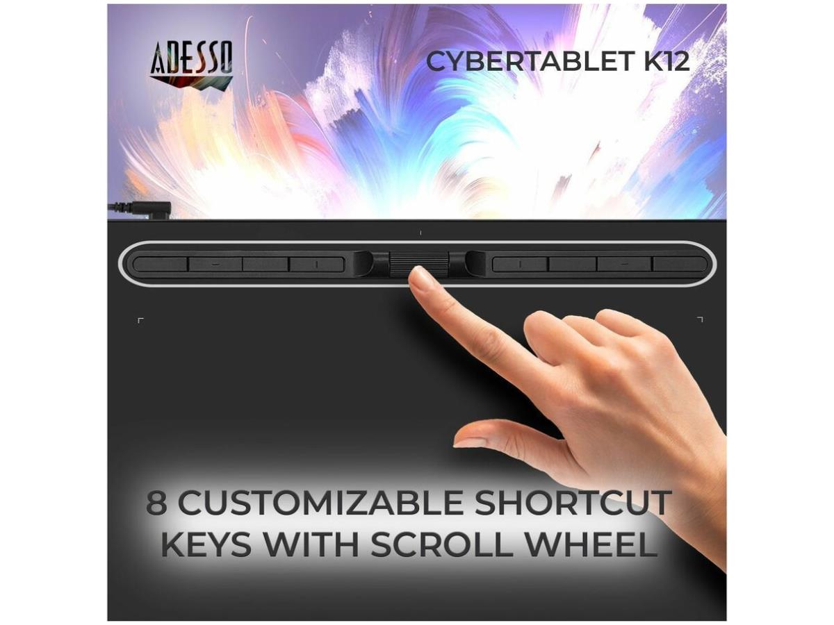 Adesso 12 X 7 Wide Screen Graphic Tablet