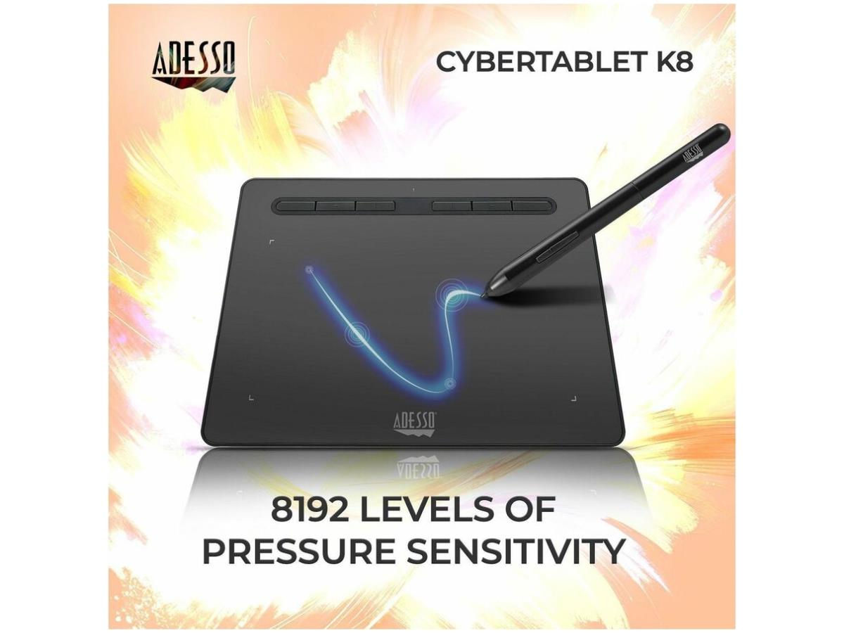 Adesso 8X5 Wide Screen Graphic Tablet