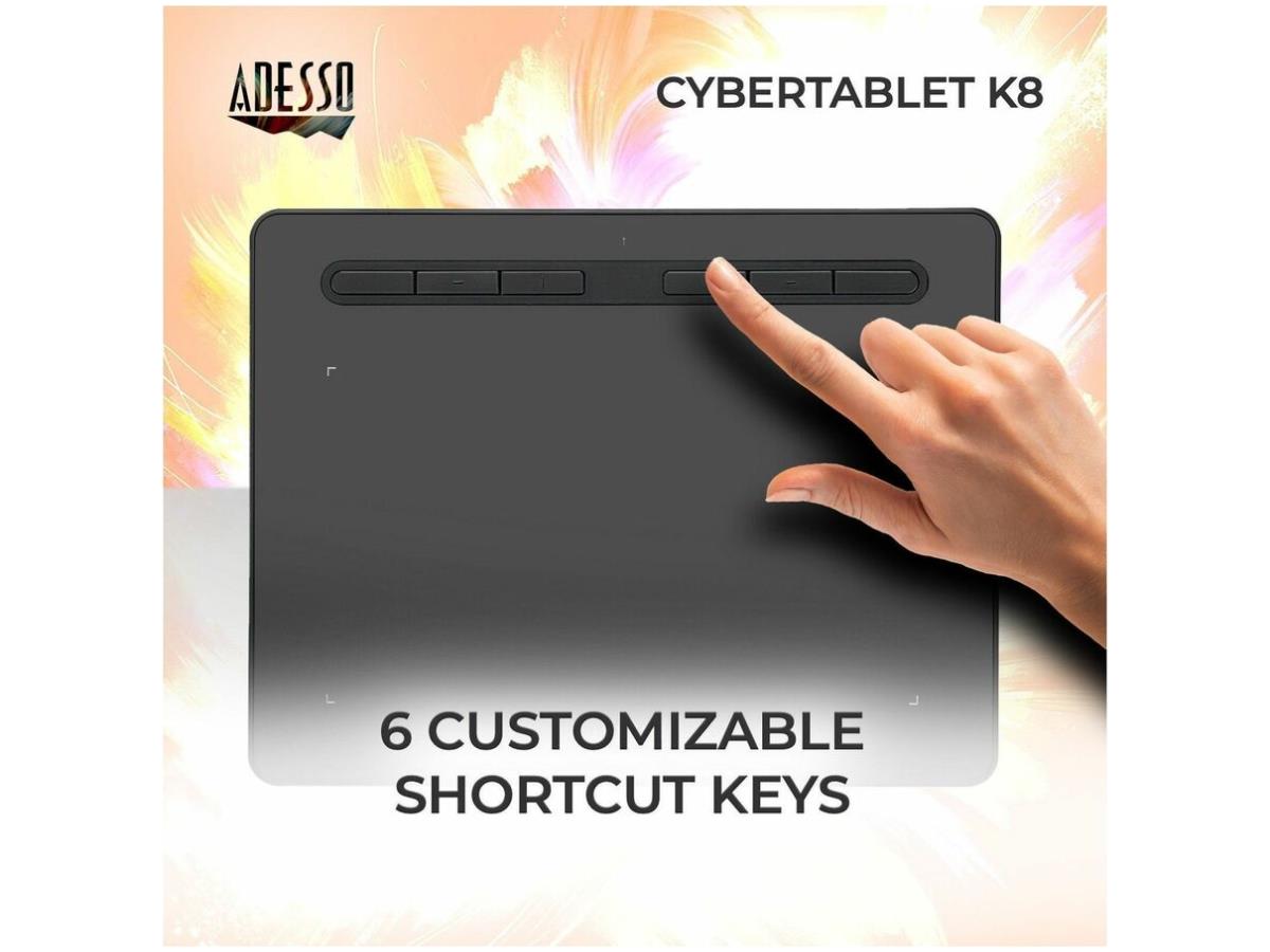 Adesso 8X5 Wide Screen Graphic Tablet