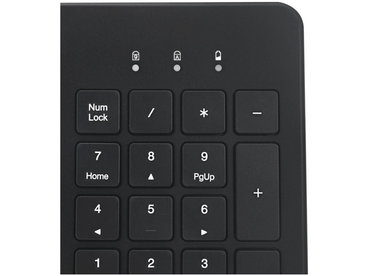 Souris mobile sans fil Adesso Presenter avec clavier pleine taille