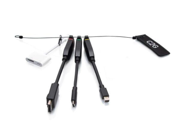 Anillo adaptador universal HDMI 4K C2G con miniconector codificado por colores