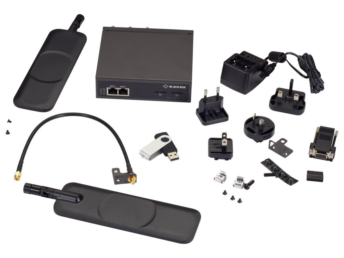 Black Box Corp Console Server 4 Port With Ww Cell Modem