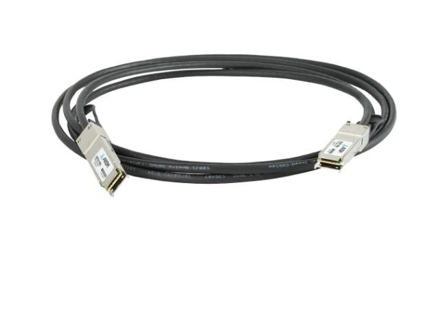 Cable DAC pasivo Axiom 100Gbase-Cr4 Qsfp28 compatible con Fortinet (1 m)