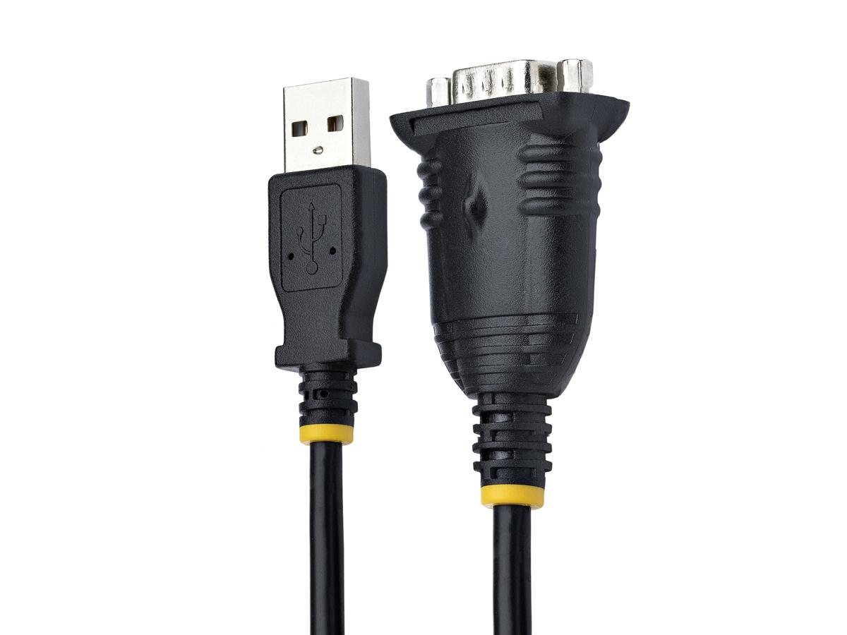 Cable USB a serie Startech.Com de 1 m (3 pies), conector DB9 macho RS232 a USB C