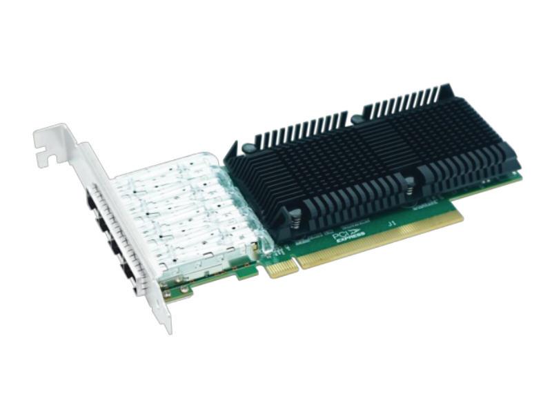 Axiom 25Gbs Quad Port Sfp28 Pcie 4.0 X16 Nic Card - Pcie4-4Sfp28-Ax