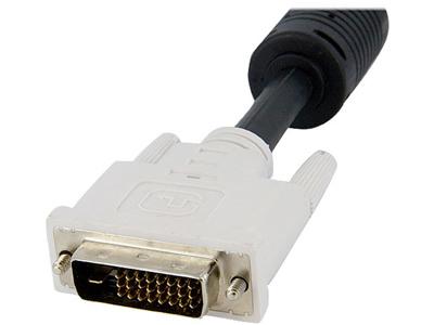 Cable conmutador KVM DVI-D USB de doble enlace 4 en 1 Startech.Com de 1,5 pies (4 m)