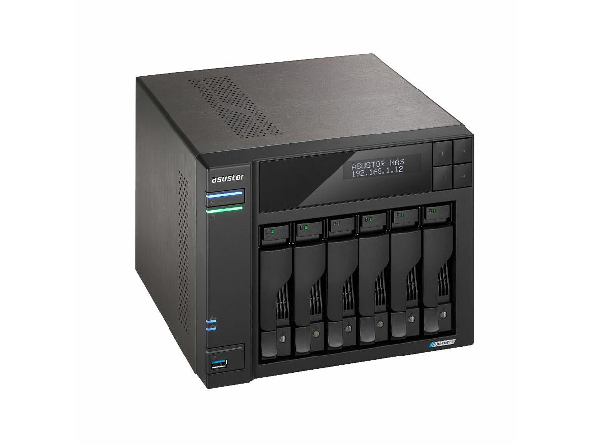 Asustor Lockerstor 6 G 2 As6706T 6 baies NAS, Quad-Core 2,0 GHz, double
