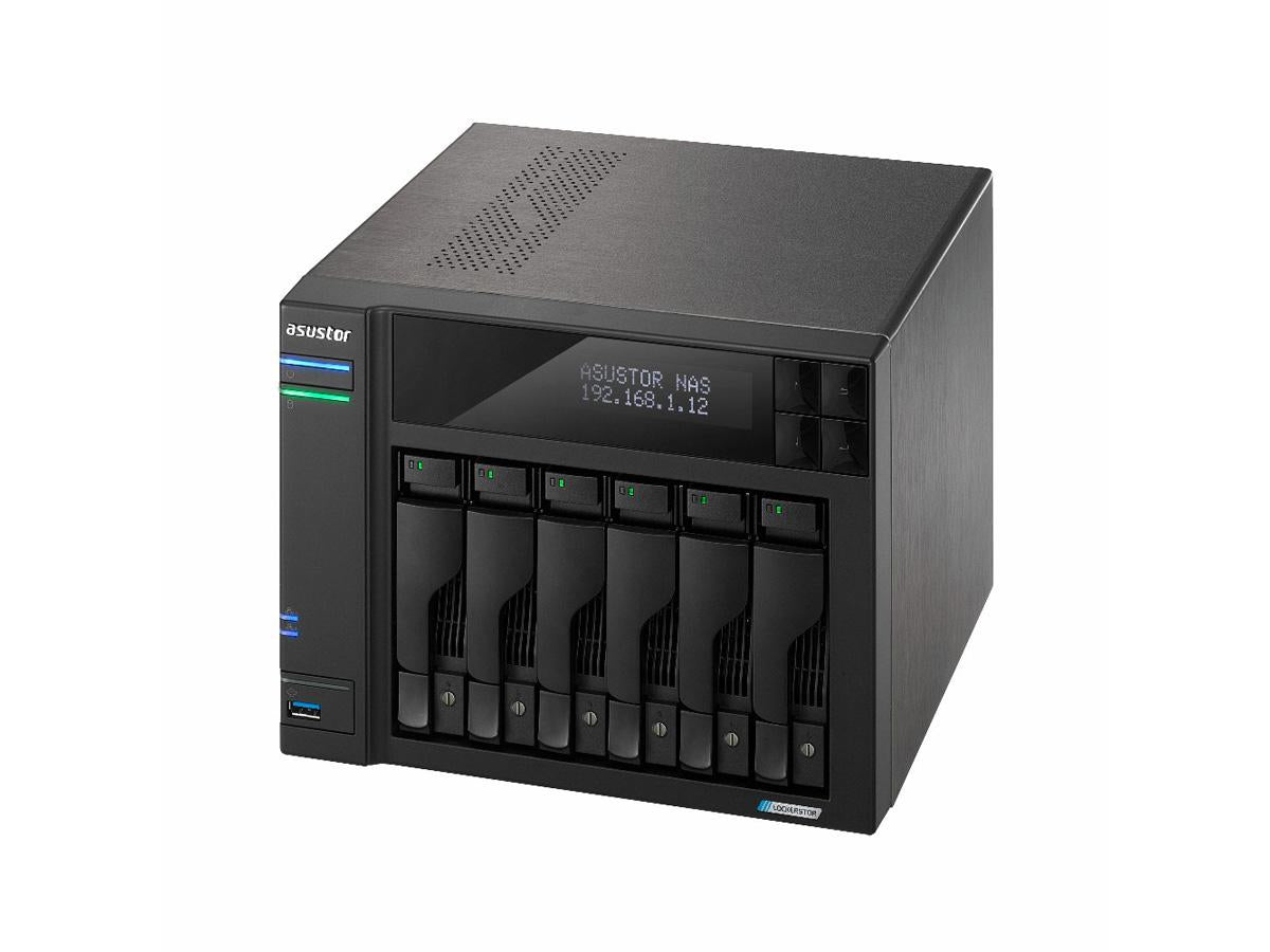 Asustor Lockerstor 6 G 2 As6706T 6 baies NAS, Quad-Core 2,0 GHz, double