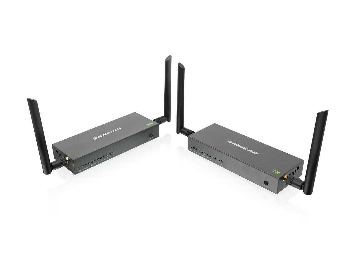 Kit émetteur et récepteur vidéo sans fil longue portée 4K Iogear Gwl