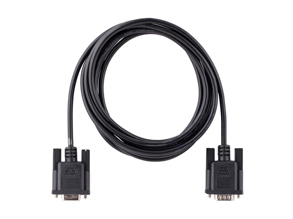 Cable de módem nulo serie RS232 de 3 m de Startech.Com, cable serie cruzado