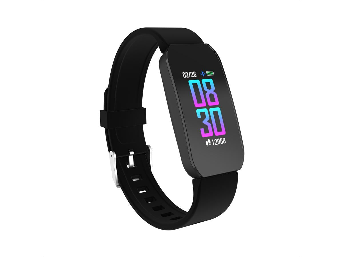 American Exchange Time  Fitness Tracker:  Black Strap