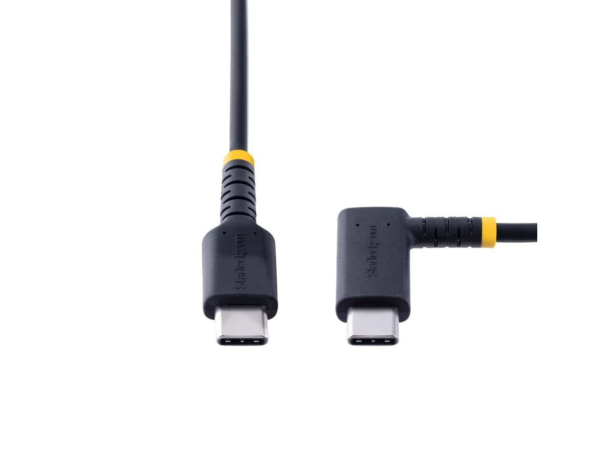 Cable de carga USB C Startech.Com de 1 m (3 pies) en ángulo recto, 60 W, PD 3 A