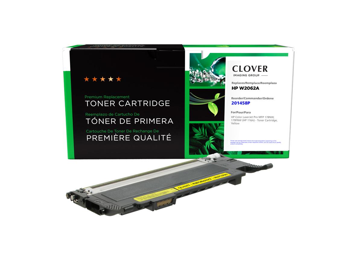 Clover Imaging Remanufactured Yellow Toner Cartridge For Hp W2062A