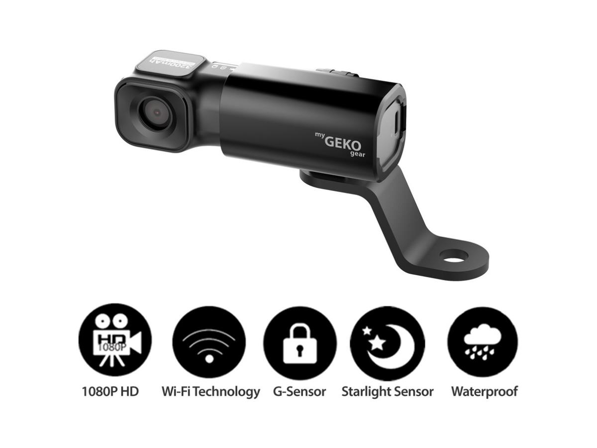 Caméra embarquée Wi-Fi 1080P pour moto Mygekogear Moto Snap
