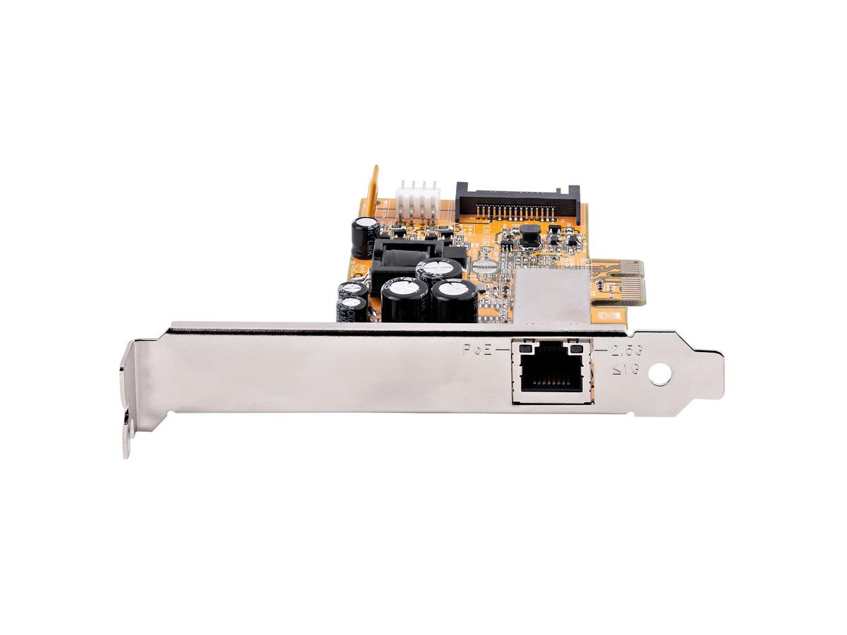 Carte réseau PoE 1 port 2,5 Gbit/s StarTech.com, carte Ethernet PCIe W