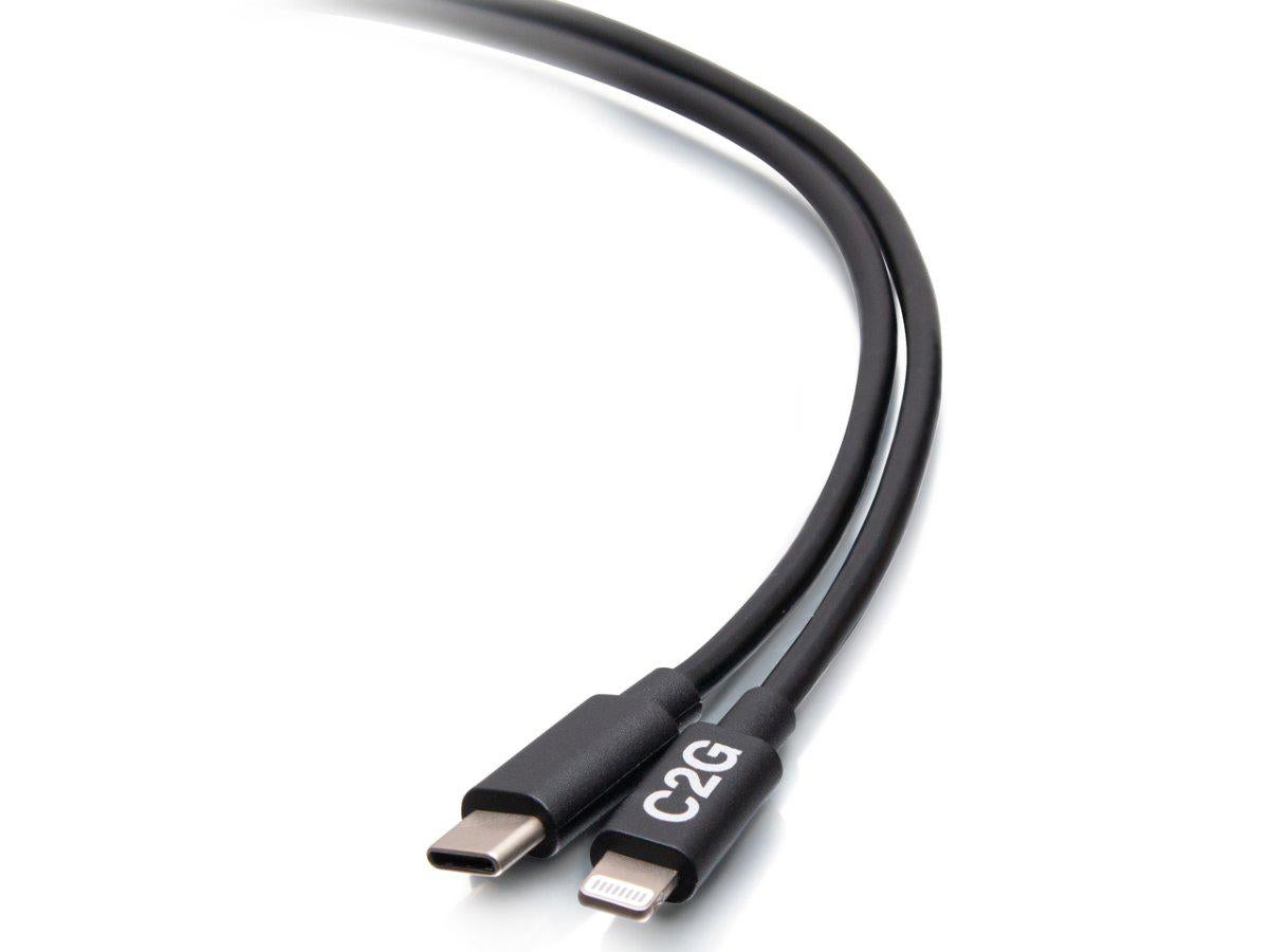 Câble de synchronisation et de charge USB-C mâle vers Lightning mâle C2G 3 m (10 pi)