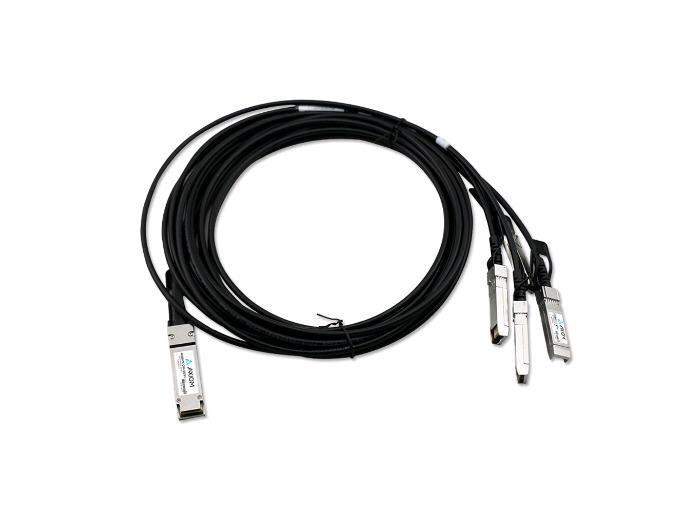 Axiom 100Gbase-Cr4 Qsfp28 vers 4 Sfp28 DAC passif compatible Mellanox