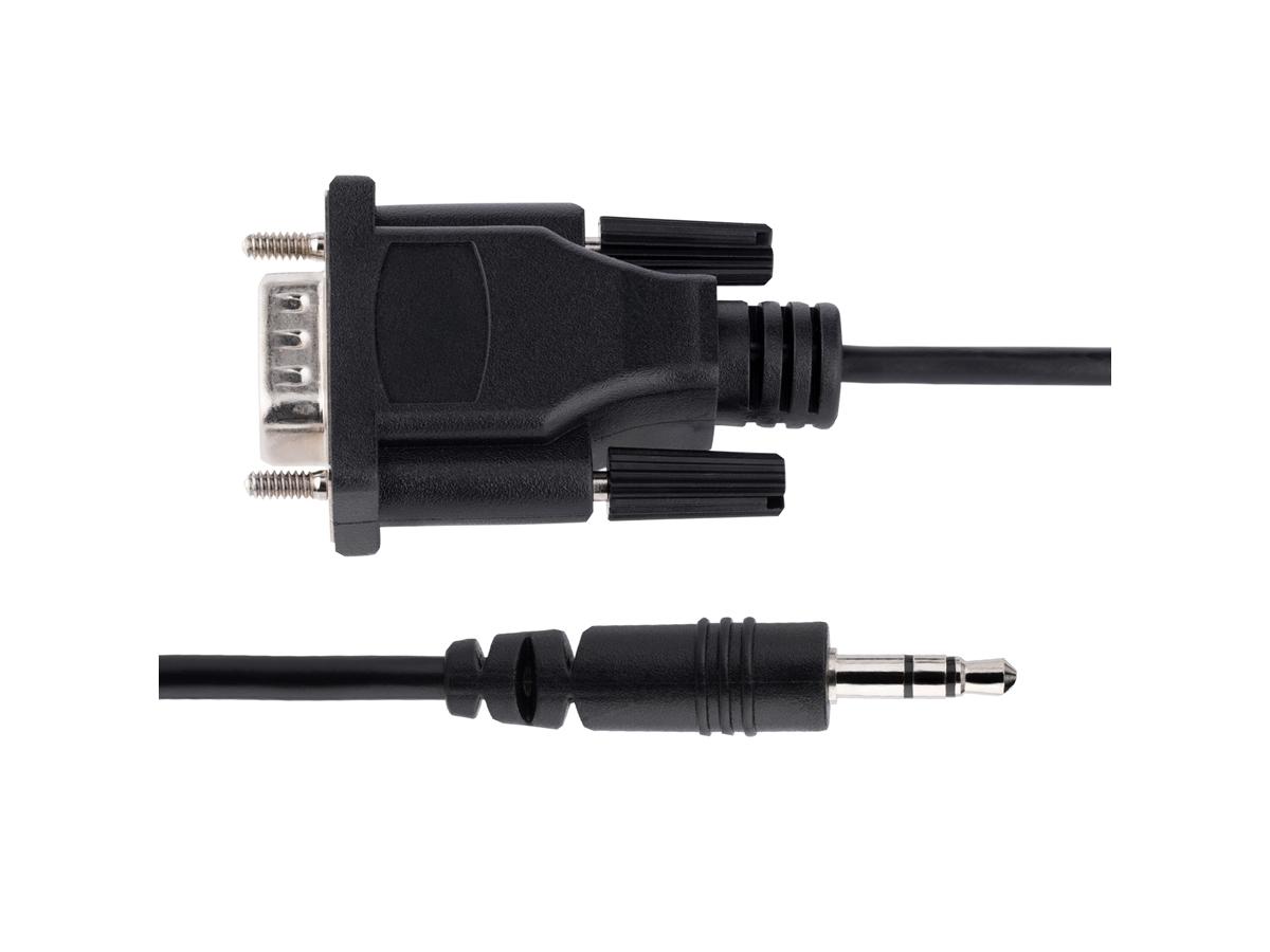 Cable serie DB9 a 3,5 mm de Startech.Com de 1 m (3 pies) para dispositivos serie