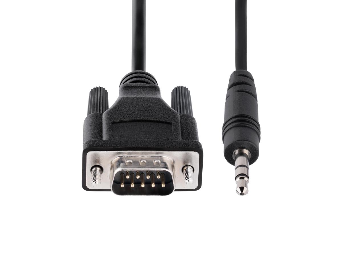 Cable serie DB9 a 3,5 mm de Startech.Com de 1 m (3 pies) para dispositivos serie