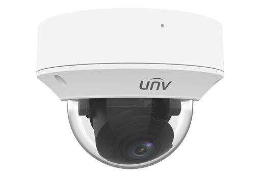 Uniview 8MP HD Intelligent LighterHunter IR VF Dome Network Camera, 2.8~12mm (IPC3238SB-ADZK-I0)