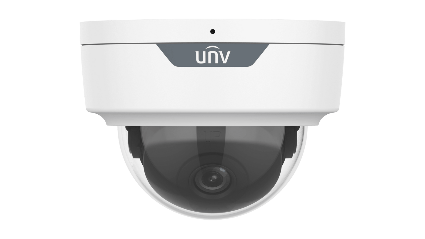 Uniview 5MP HD Intelligent LightHunter, Dome Network Camera, IR 40M, IK10, 4mm (IPC325SS-ADF40K-I1)