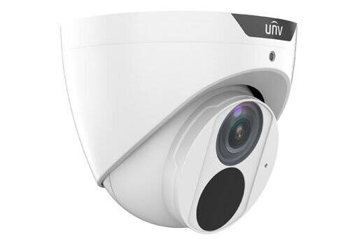 Uniview 5MP WDR Starlight Network 30m IR Turret Camera, White 4mm (IPC3615SB-ADF40KM-I0)