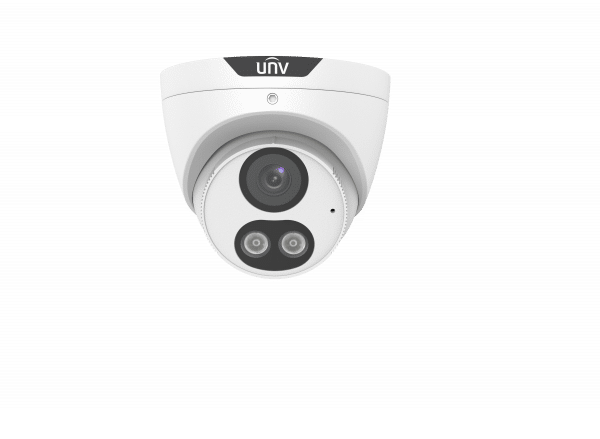Uniview Network ColourHunter Eyeball, Warm Light LED 30m, 5MP, POE, Fixed 2.8mm (IPC3615SE-ADF28KM-WL-I0)