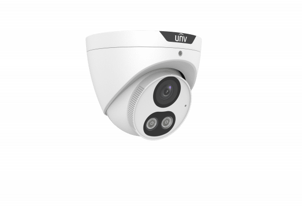 Uniview Network ColourHunter Eyeball, Warm Light LED 30m, 5MP, POE, Fixed 2.8mm (IPC3615SE-ADF28KM-WL-I0)
