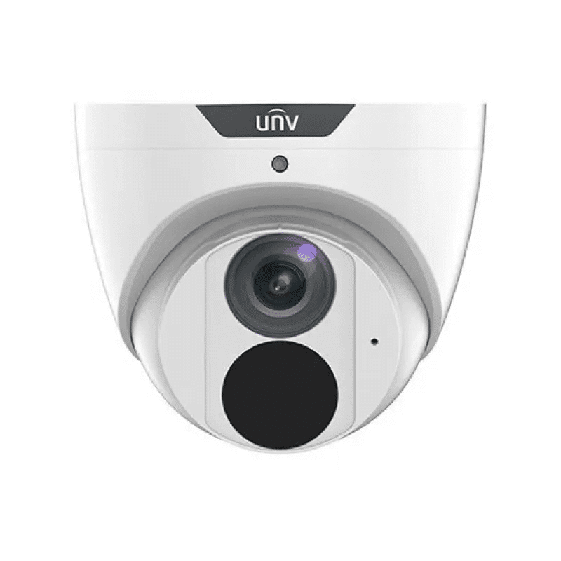 Uniview 8MP 4K IP Turret Security Camera, IR 30M Night Vision, PoE, 4mm (IPC3618SB-ADF40KM-I0)