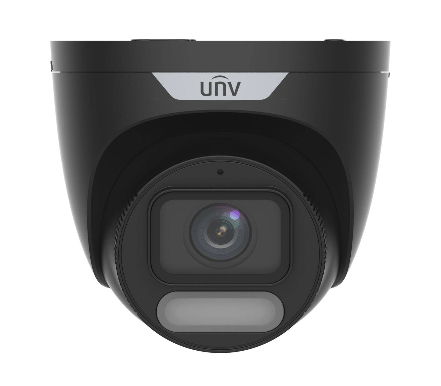 Uniview 8MP 4K Colorhunter Turret Camera,Wise-ISP OwlView, Mic, 2.8mm, Black (IPC3628SR-ADF28KM-WP-BK)
